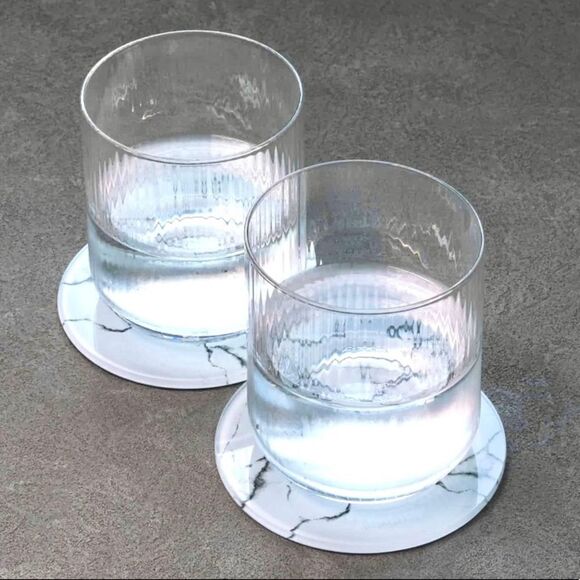 Bomshebee POSH Glass Coasters (Set of 4) - Picture 2 of 3